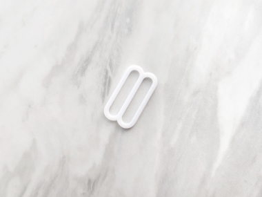 Regulatory plastikowe białe - 10 lub 100 sztuk - szer. 22 mm