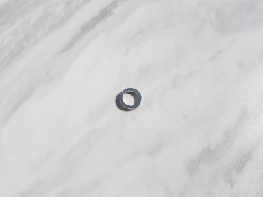 Grubsze kółka metalowe, srebrne - śred. 6mm [-50%, cena za 10 sztuk]